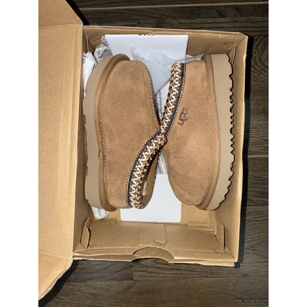 Ugg Tasman Slipper Shoes Toddler Size7 New In Box Chestnut !